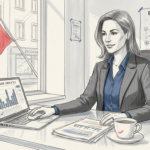 Swiss entrepreneur manages ecommerce in sunny office