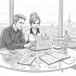 SME owners discussing hosting options in corner office