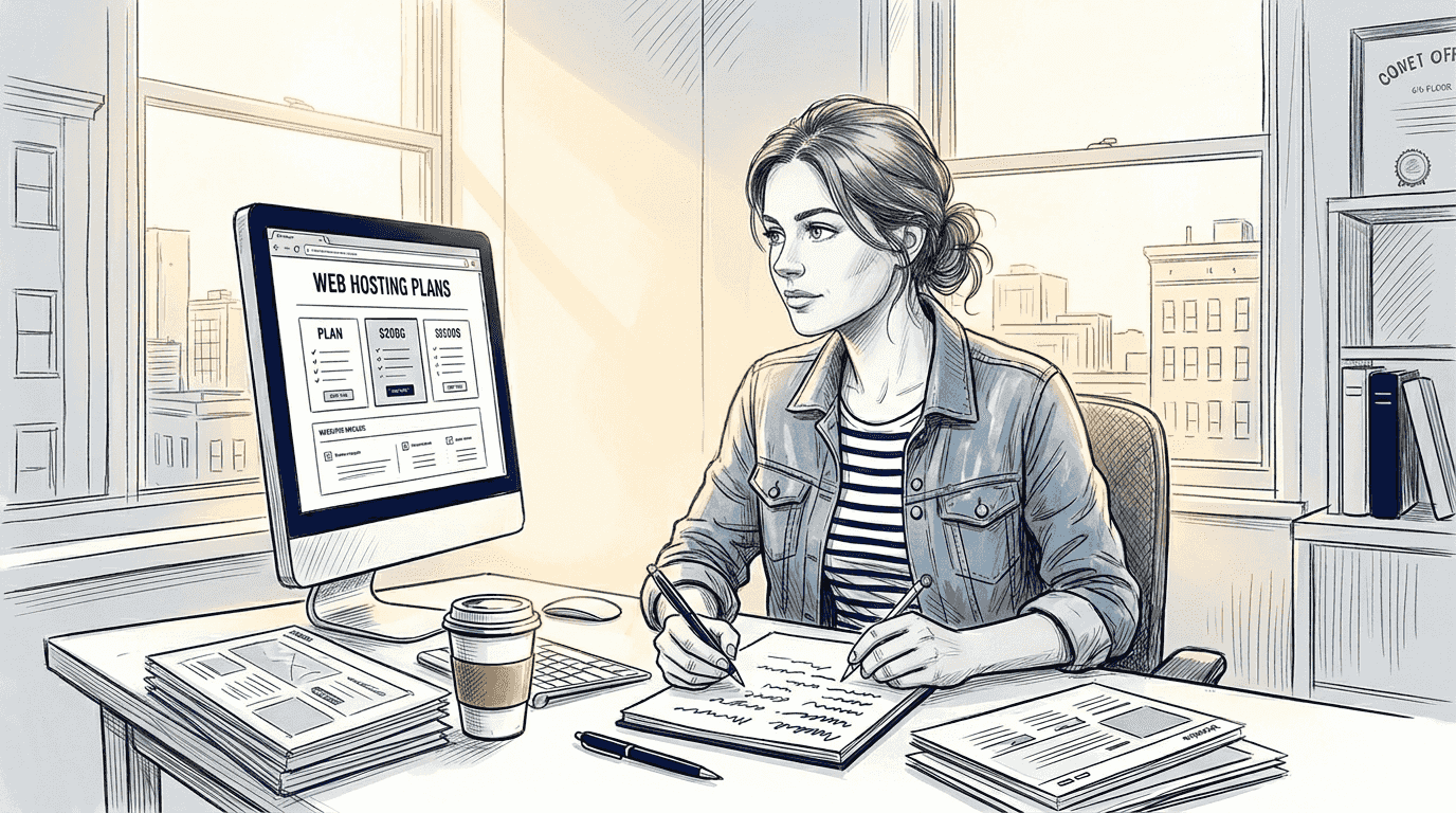 Business owner reviews shared hosting options